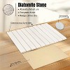 LunaLulinlk Large Stone Dish Drying Mat for Kitchen Counter 24"(L)x16"(W) Dish Drying Stone Diatomaceous Collapsible, Quick Drying Pad - 2 of 4