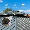 14x22FT Outdoor Gazebo Aluminum with Frame, Galvanized Steel Roof, Netting and Curtains for Shade-Maison Boucle - 4 of 4