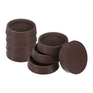 Unique Bargains Rubber Anti-Slip Durable Multipurpose Furniture Cups 8 Pcs - 1 of 4