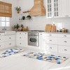 Juvale 2 Piece Set Anti Fatigue Kitchen Floor Mats, Diamond Pattern Comfort Cushioned Standing Rugs Waterproof, 2 Sizes - 2 of 4