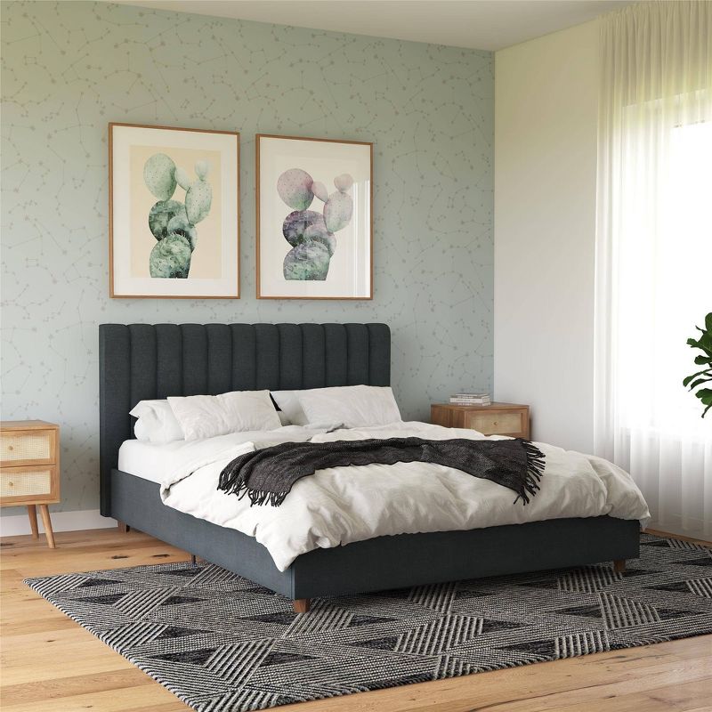 Brittany Upholstered Bed Linen- Novogratz, 3 of 14