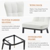 Bekrvio Leather Dining Room Chairs, Set of 4 - 4 of 4