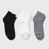 Hanes Women's 3pk SuperSoft Mid Crew Socks - 5-9 - image 2 of 4