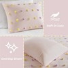 Sapphtopaz Cute Comforter Set Cotton Jacquard Pom Pom Bedding Set with Embroidered Rainbow and Cloud Pillows,Comforter for Kids - 2 of 4