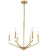 Elegant Lighting Enzo 6 light Brass pendant - 4 of 4