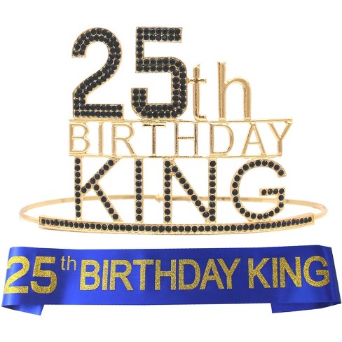 25th birthday deals sash and tiara