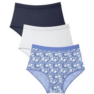 Catherines Cotton/Spandex Panty 3-Pack - 1 of 4