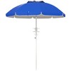 NicBex 5.7FT Beach Umbrella Portable UV-Proof Patio Umbrella UV 40+ for Sand with 2 Cup Holders & Hooks Outdoor Umbrella for Beach - 3 of 4
