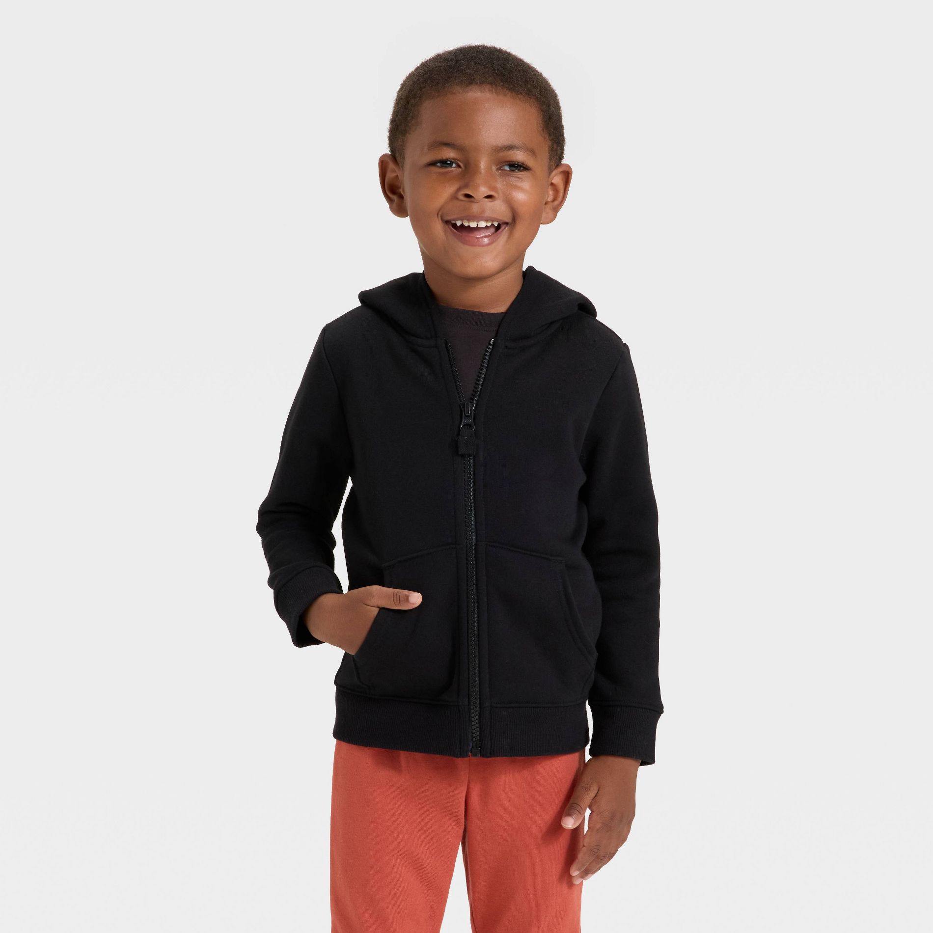 Toddler Boys' Fleece Zip-Up Hoodie Sweatshirt - Cat & Jack™