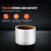 VEVOR Packaging Woven Cord Strapping Roll, 330' Length x 3/4" Width x 0.03" Thickness, 1763 lbs Break Strength, White - 3 of 4