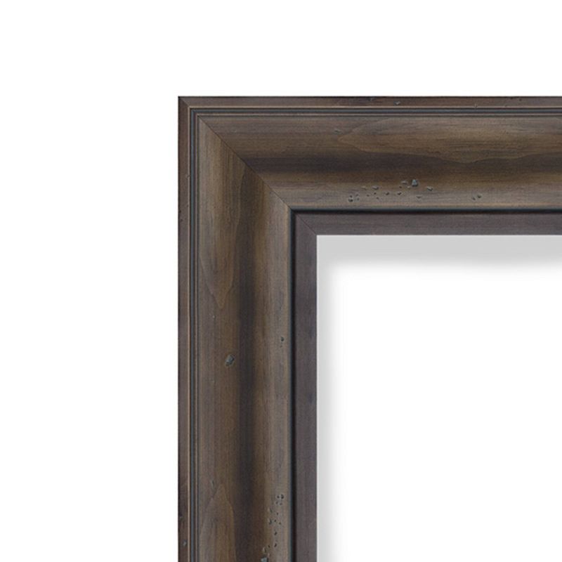 Amanti Art 30&#34;x66&#34; Non-Beveled Full Length Floor Leaner Rustic Pine Brown Wood Framed Mirror, 4 of 8