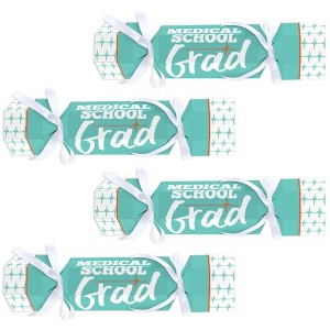 Big Dot of Happiness Medical School Grad - No Snap Doctor Graduation Party Table Favors - DIY Cracker Boxes - Set of 12 - 1 of 4