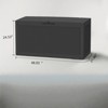 Naysaye Deck Boxes, 2-Piece 100 Gal Outdoor Storage Deck Box, Small Patio Storage Bin for Garden Tools, Black, 48.03"*21.46"*24.53" - 3 of 4