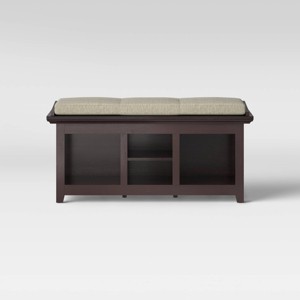 Carson Entryway Bench Espresso Brown - Threshold , Brown Brown