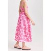 Women's Sleeveless Tiered Midi Dress - MOON RIVER - 3 of 4
