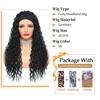 Jessie's Wig 26 Inch Curly Wig Synthetic Hair Headband Wig Black Color 1 Pc/Pack - 2 of 4