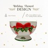 Spode Christmas Tree Ribbon Nut Bowl, 6 Inch Serving Bowl for Candies, Nuts, or Desserts Decorative Bowl for Christmas and Holiday Season - 3 of 4