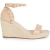CITY CHIC | Women's Plus Size Electric Gold Stud Hardware Wedge - nude - 12W - 2 of 4