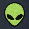 Dalix Alien Embroidery Relaxed Hoodie Soft Fleece Sweatshirt Fit Lounge Mens - 2 of 4