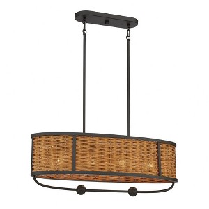 Eurofase Lighting Comparelli 4 - Light Chandelier in  Dark Bronze - 1 of 4