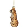 Northlight Standing Leopard Glass Christmas Ornament - 4" - Black and Orange - 3 of 4