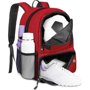 Multi-Sport Backpack with Ball Holder, Water-Resistant Soccer Bag for Large Gym Bag for Sports Gear - 1 of 4