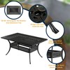 CLIHOME 9-Piece Cast Aluminum Patio Dining Set with Sofa Cushions - 4 of 4