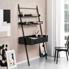 MH London Champier 42.5" Solid Wood and Metal Base Ladder Desk - 2 of 4