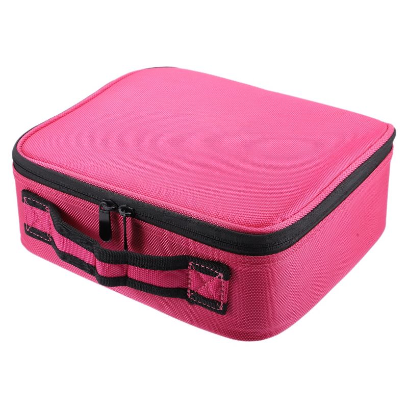 Unique Bargains Makeup Bag Organizer with Adjustable Removable Dividers for Cosmetics Makeup Brushes 1Pcs, 1 of 7