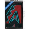 Trends International MLB Arizona Diamondbacks - Logo 25 Framed Wall Poster Prints - 3 of 4