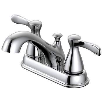 OakBrook Chrome Two-Handle Bathroom Sink Faucet 4 in. (Model # 67297W)