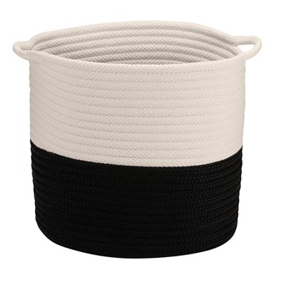 Colonial Mills Craftworks Basket, 18"x18"x17", Black