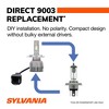 SYLVANIA 9003 LED -  Fog Lights For Cars and Trucks - Headlight Bulbs for Off Road Powersports - 6000k Cool White LED Light - Long-Lasting Bulbs - 3 of 4