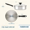 Farberware Reliance 3qt Stainless Steel Covered Saute Pan: Dishwasher-Safe, Tempered Glass Lid, Induction Compatible - 2 of 4