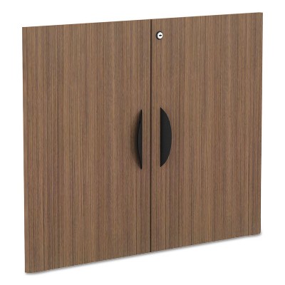 Alera Valencia Series Cabinet Door Kit For All Bookcases 31 1/4" Wide Walnut VA632832WA