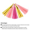 Unique Bargains Garland DIY Decoration Tassel Garland Banner 30 Pcs - 4 of 4