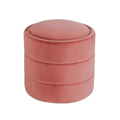 Target pink sale ottoman