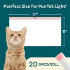 Petcove LitterWrap Liners & PurrFresh Deodorizers for PurrTek Max & Light Auto Cat Litter Boxes, 15 Jumbo Unscented Drawstring Bags - 2 of 4