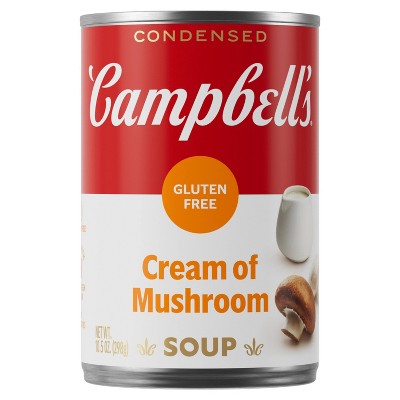Campbell's Condensed Cream of Mushroom Gluten Free Soup - 10.5oz