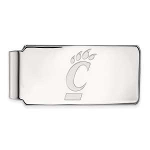 Black Bow Jewelry Sterling Silver Cincinnati Bearcats NCAA Money Clip - 1 of 3