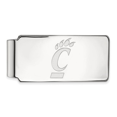 Black Bow Jewelry Sterling Silver Cincinnati Bearcats NCAA Money Clip - image 1 of 3