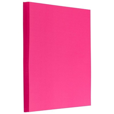 JAM Paper #10 Briefumschläge – Fuchsia Pink, 100 Stück, Gummiert