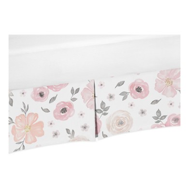 sweet jojo watercolor floral crib bedding