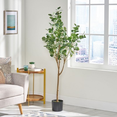 KTMBDW Artificial Tree -Tall Faux Trees, Realistic Plants with Branches and Fruits for Home Decor Living Room