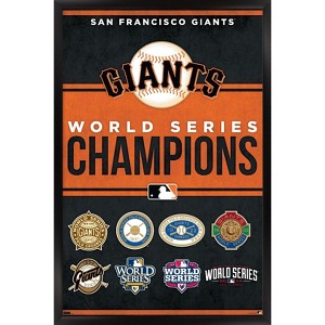 Trends International MLB San Francisco Giants - Champions 23 Framed Wall Poster Prints - 1 of 4