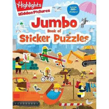 Jumbo Book of Sticker Puzzles - (Highlights Jumbo Books & Pads) (Paperback)