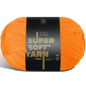 Hearth & Harbor Acrylic Yarn for Crocheting & Knitting - Soft Yarn for Crocheting, 370 Yards Knitting Yarn, Medium Worsted Weight Yarn 4 - 1 of 4