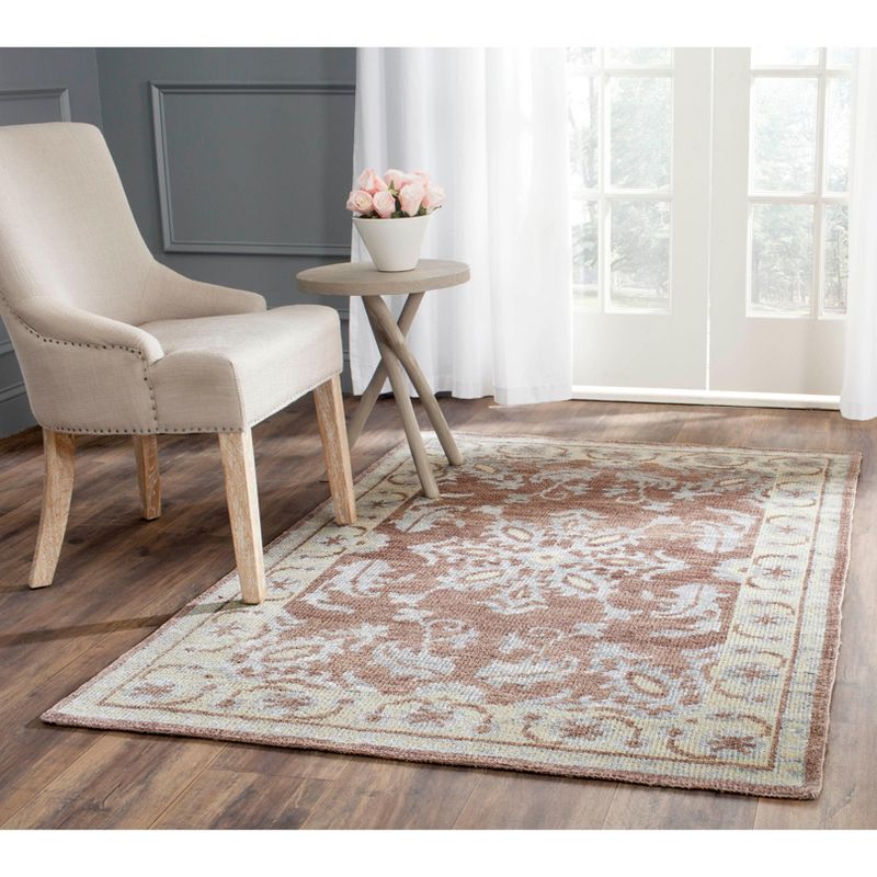 Stone Wash STW216 Hand Knotted Area Rug  - Safavieh, 2 of 5