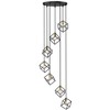 Dynamic 7-Light Pendant - Two-Tone Steel Design for Dining Room & Living Spaces - 4 of 4