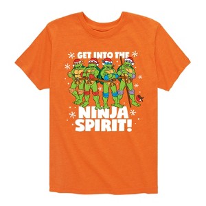 Boys' - Teenage Mutant Ninja Turtles - Get Into The Ninja Spirit Short Sleeve Graphic T-Shirt - 1 of 4